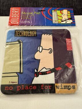 Dilbert Mousepad No Place For Wimps New H9